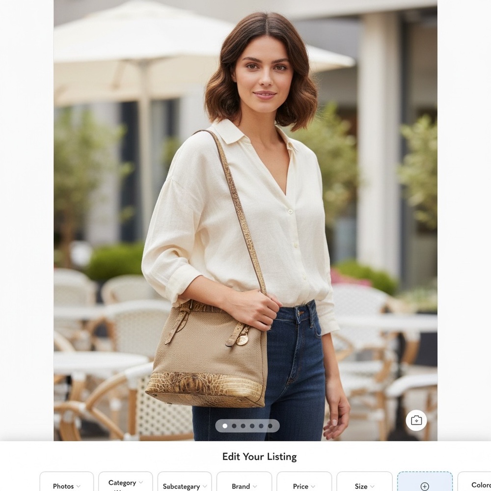 Brahmin Medium Asher Shoulder Bag Euc!! - image 4